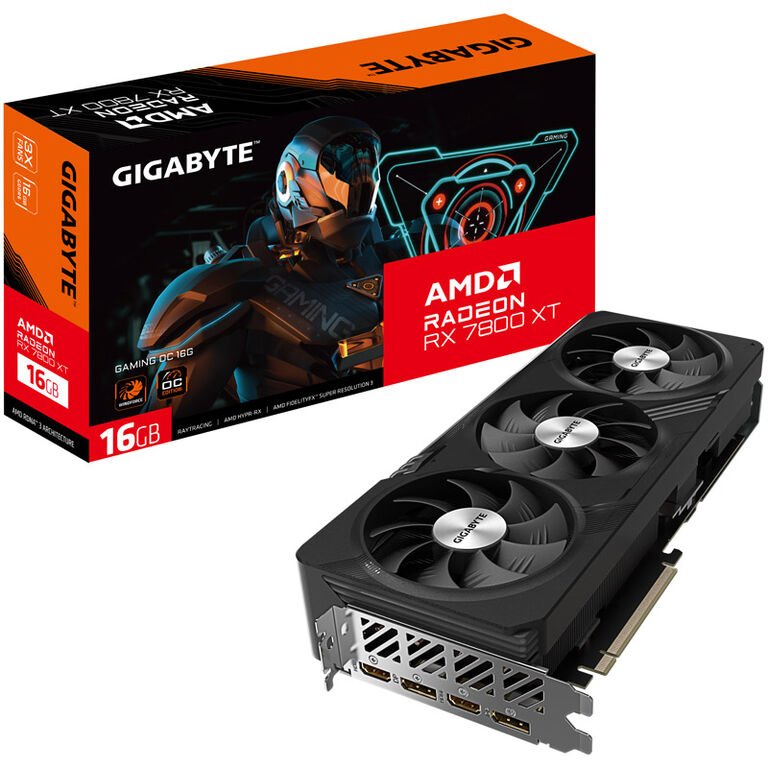 GIGABYTE Radeon RX 7800 XT Gaming OC, 16384 MB GDDR6 image number 0