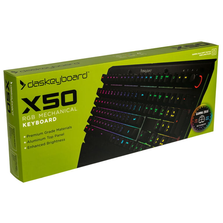 Das Keyboard X50Q, DE Layout, soft tactile Omron - schwarz image number 8