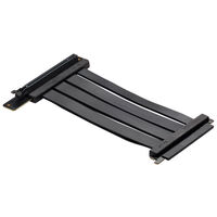 PHANTEKS PCI-E 4.0 x16 Riser Flat Line cable, 90 degrees, 22cm - black