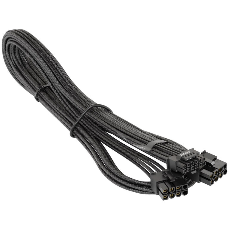 Seasonic 12VHPWR PCIe 5.0 Adapter Cable - black image number 1