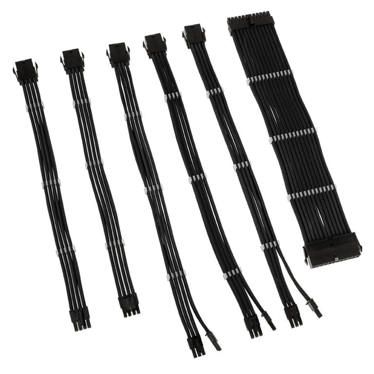 Kolink Core Adept Braided Cable Extension Kit - Black image number 1