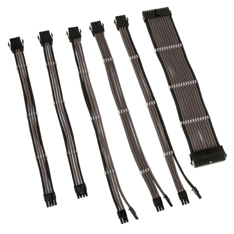 Kolink Core Adept Braided Cable Extension Kit - Gunmetal image number 1
