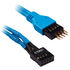 Corsair Premium Sleeved Front Panel Cable Extension Kit, blue image number null