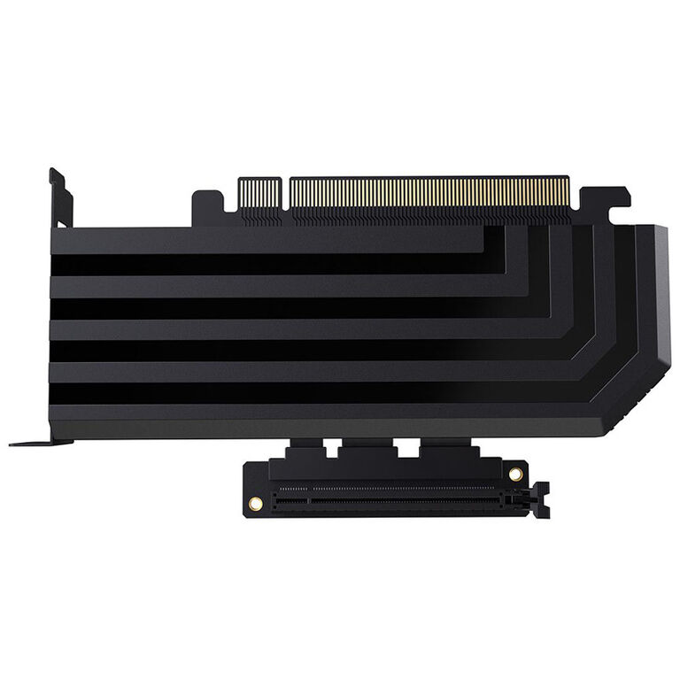 Hyte PCI-E 4.0 Riser Cable, 20 cm - black image number 3