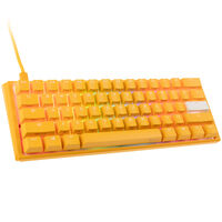 Ducky One 3 Yellow Gaming Keyboard, RGB LED - MX-Blue (US)