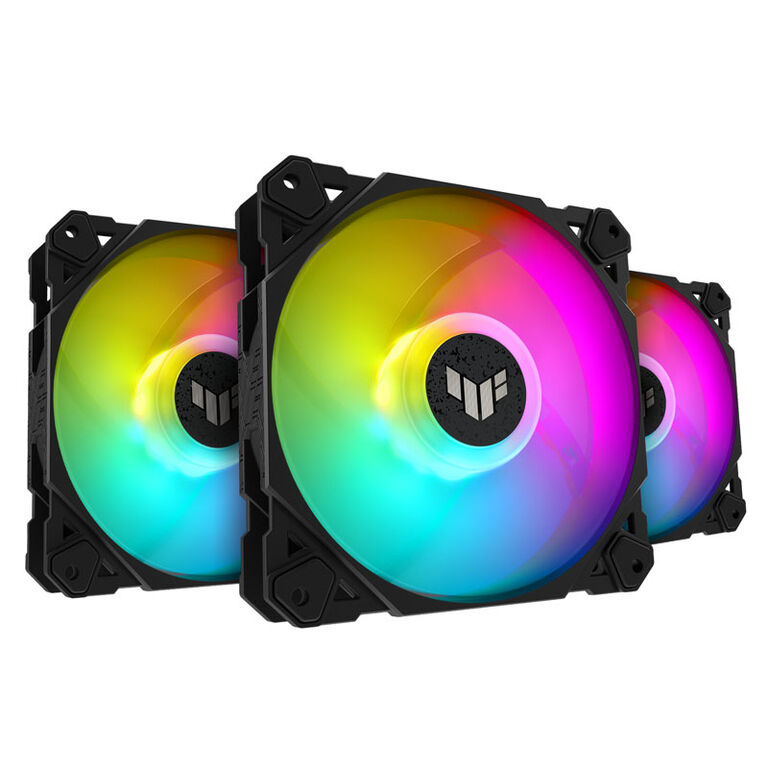 ASUS TUF Gaming TF120 ARGB Fan 3-pack incl. RGB controller - 120 mm, black image number 0