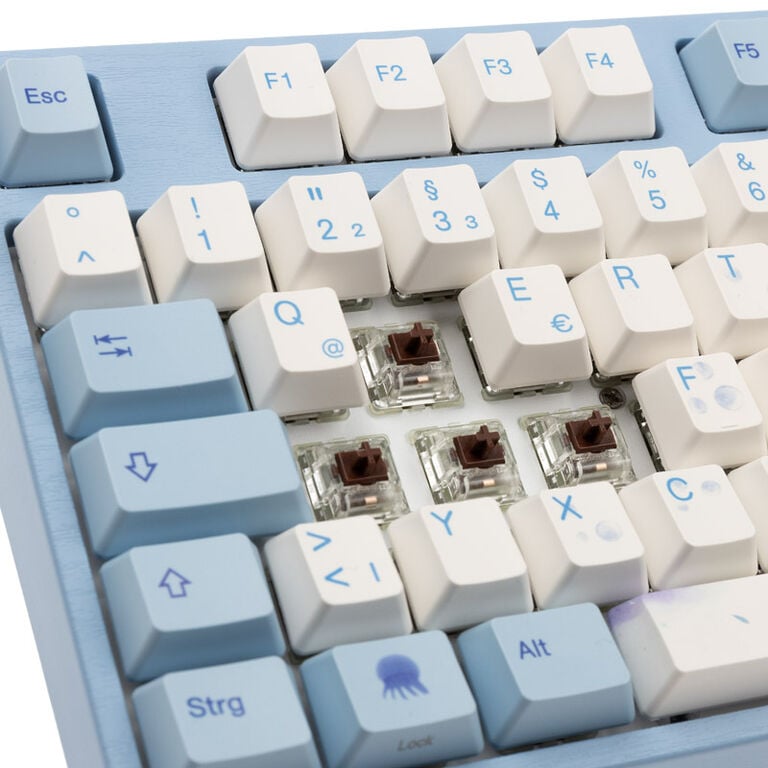 Varmilo VEA109 Sea Melody Gaming Keyboard, MX-Brown, white LED image number 5