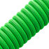 CableMod Classic Coiled Keyboard Cable USB-C to USB Type A, Viper Green - 150cm image number null