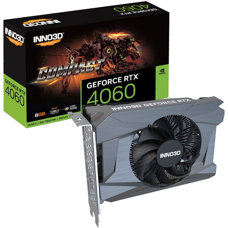 INNO3D GeForce RTX 4060 Compact, 8192 MB GDDR6 image number 0