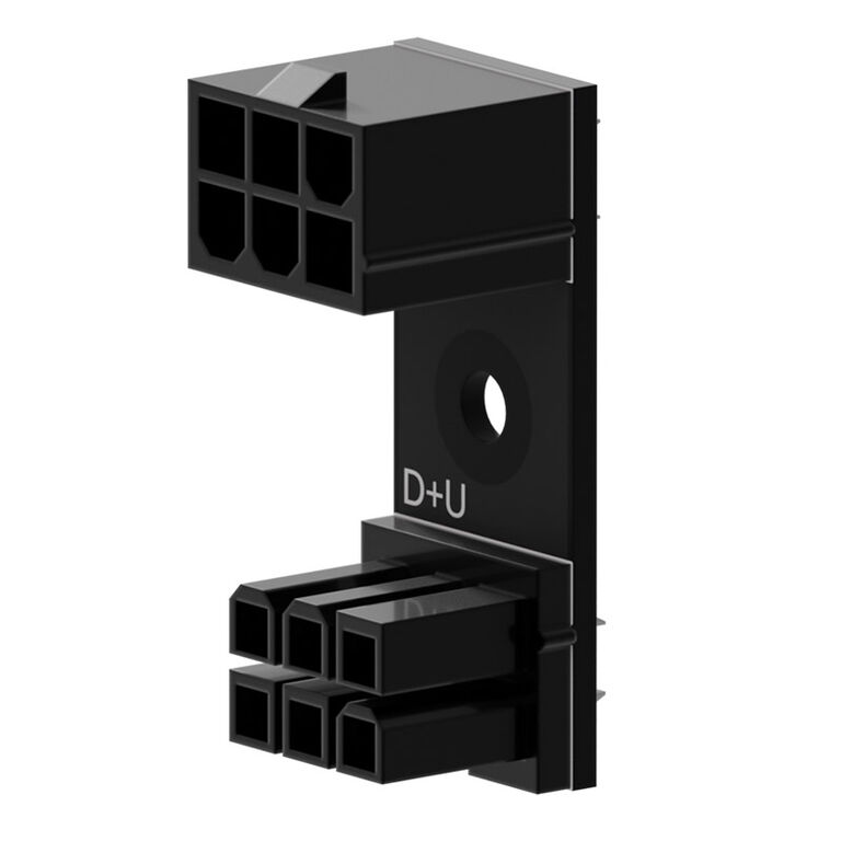 Singularity Computers 6-Pin PCIe 180 Degree Adapter D+U image number 0