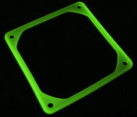 Antivibration frame for 80mm fan - UV green