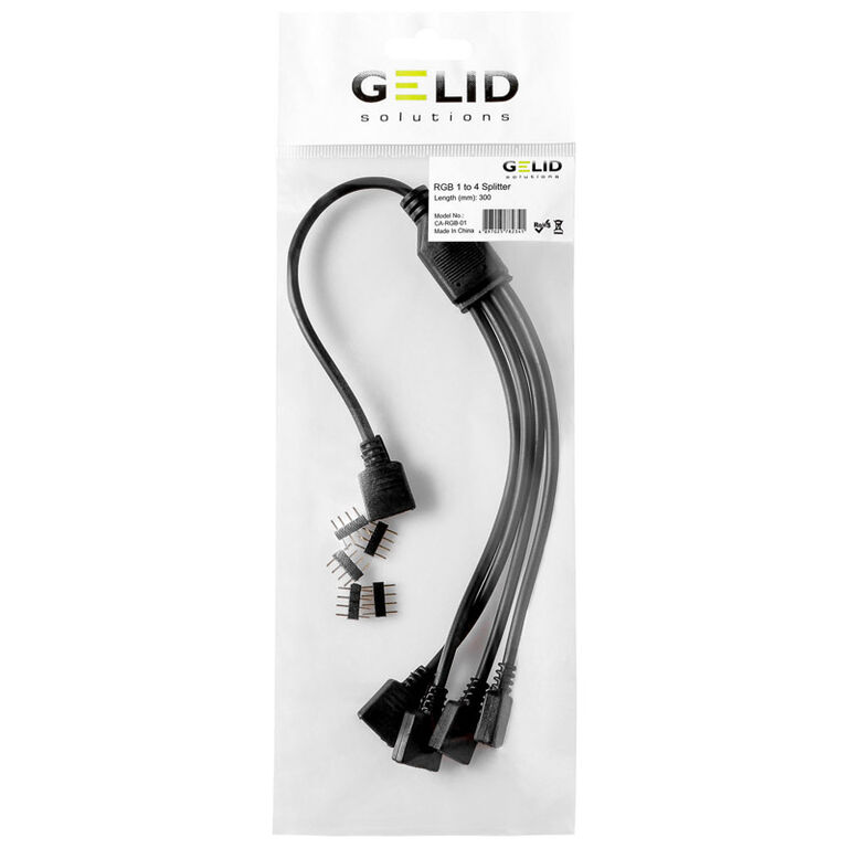 Gelid Solutions 1-to-4 splitter cable for RGB / ARGB header - 300 mm image number 3