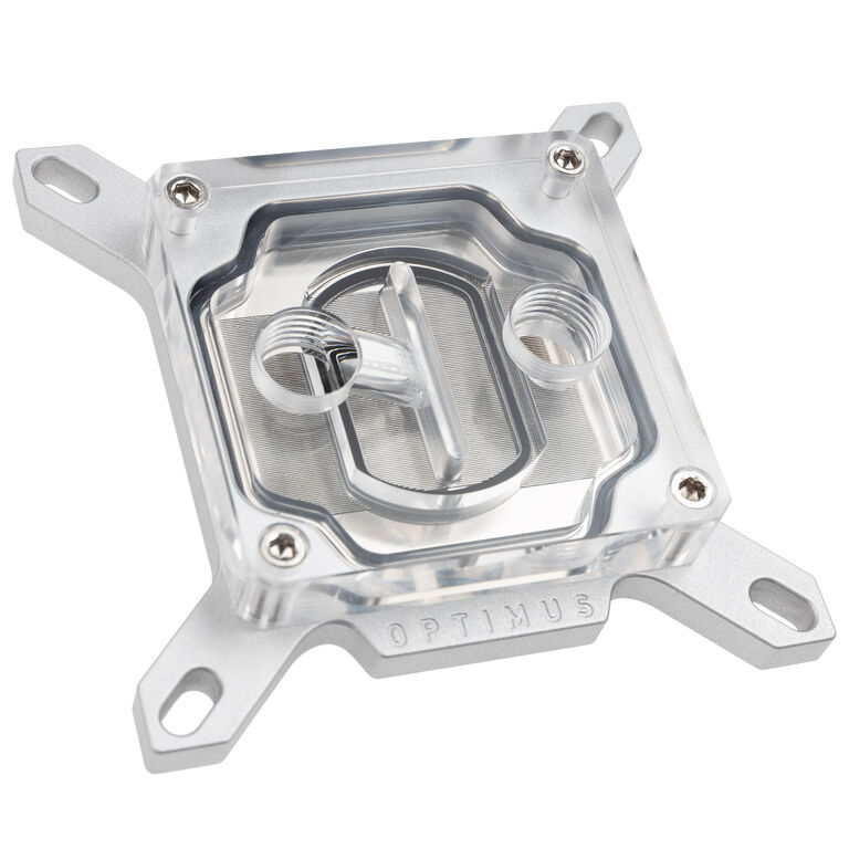 Optimus Foundation CPU Block- Intel LGA 1700, silver / Nickel image number 0