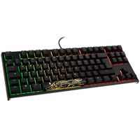 Ducky One 2 TKL PBT Gaming Keyboard, MX-Black, RGB LED - black