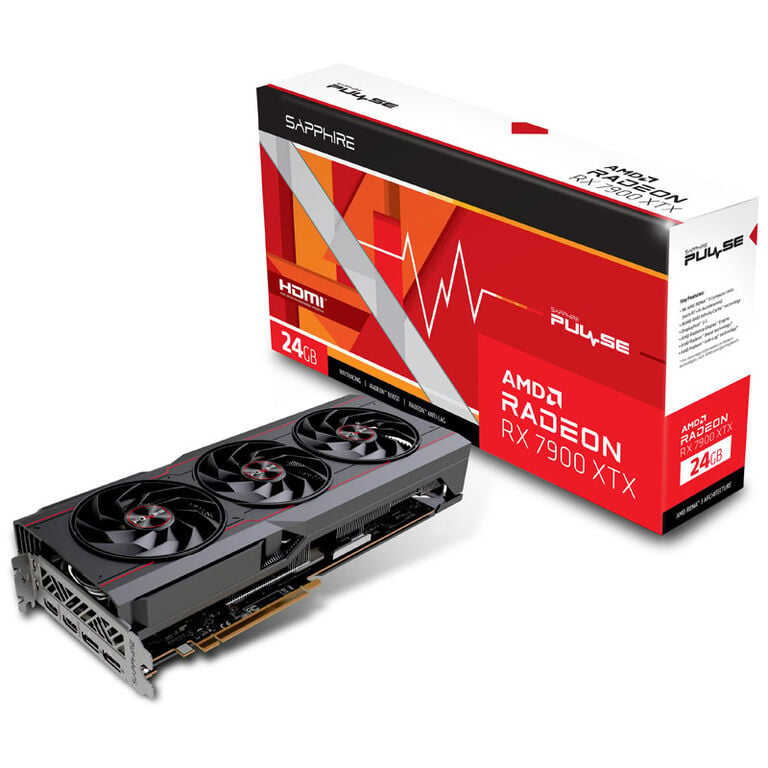 Sapphire Pulse Radeon RX 7900 XTX 24G, 24576 MB GDDR6 image number 0