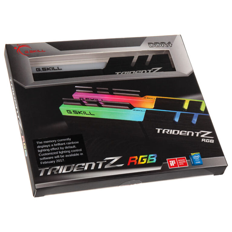 G.Skill Trident Z RGB Series schwarz, DDR4-3200, CL 16 - 16 GB Dual-Kit image number 6