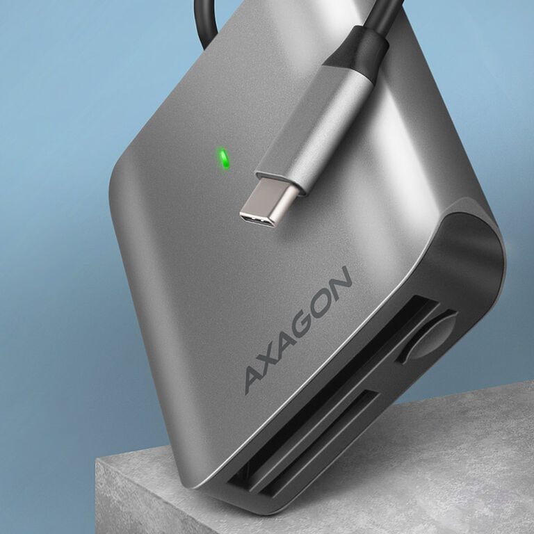 AXAGON CRE-S3C External Card Reader USB-C 3.2 Gen 1, 3-Slot, SD/microSD/CF, UHS-II image number 1