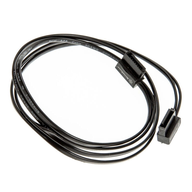 SilverStone SST-CP11B Super Low Profile SATA-Kabel - 50 cm, schwarz image number 2