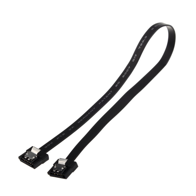 Akasa Proslim SATA 3 Kabel 30cm gerade - black image number 1