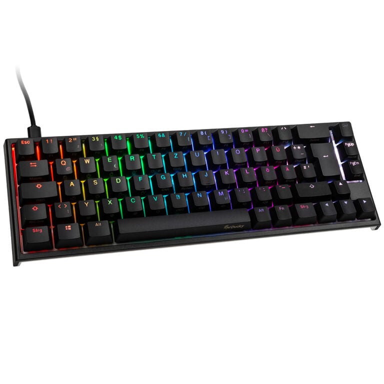 Ducky One 2 SF Gaming Tastatur, MX-Brown, RGB LED - schwarz image number 0