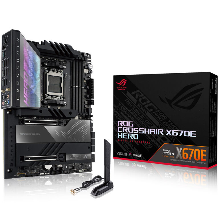 ASUS ROG Crosshair X670E Hero, AMD X670E motherboard - Socket AM5 image number 0