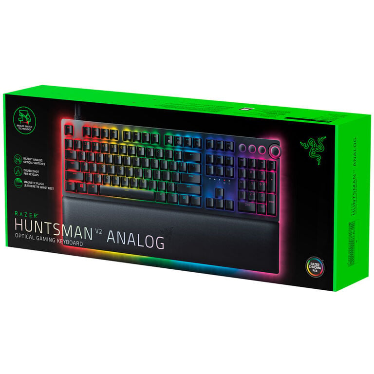 Razer Huntsman V2 Gaming Tastatur, Analog Switch - DE Layout image number 7