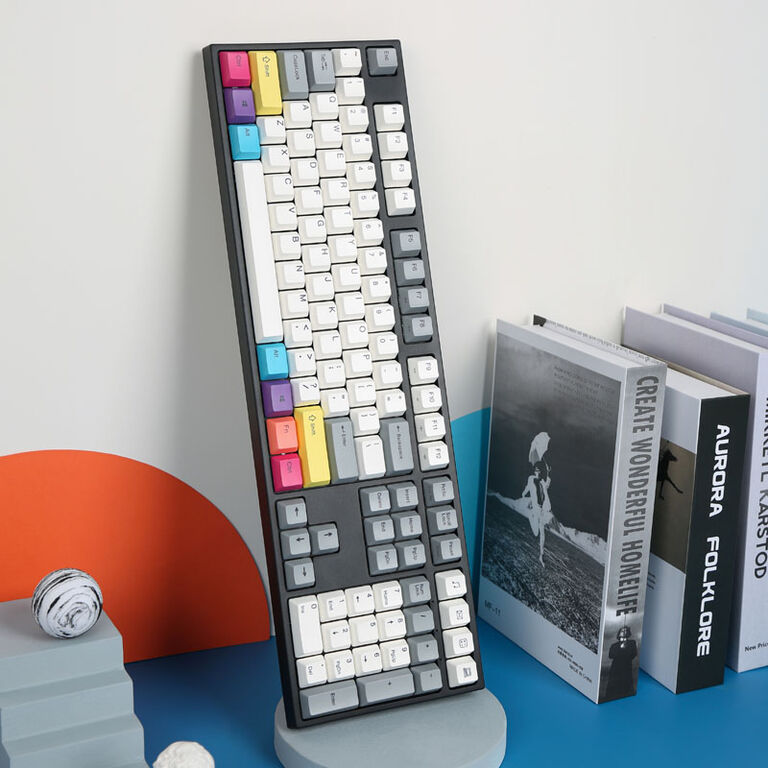 Varmilo VEA108 CMYK Gaming Keyboard, MX-Silent-Red, white LED - US Layout image number 4