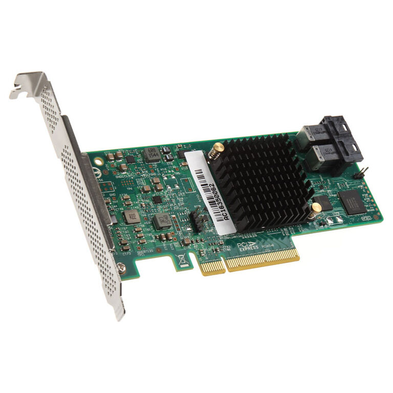 SilverStone SST-ECS05 RAID controller PCIe x8 for 8x SAS/SATA (9311-8i) image number 0
