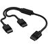 Corsair iCUE LINK Y-Cable Connector straight - black, 60 cm image number null