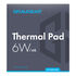 Grey thermal pad for CPU or memory, 100 x 100 x 1 mm / 100 x 100 x 1.5 mm image number null