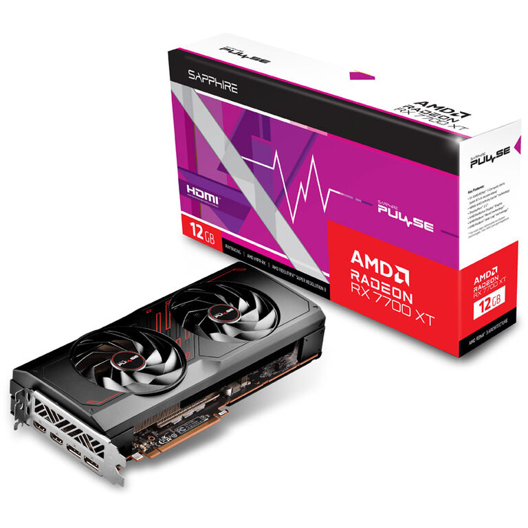 Sapphire Pulse Radeon RX 7700 XT Gaming OC, 12288 MB GDDR6 image number 0