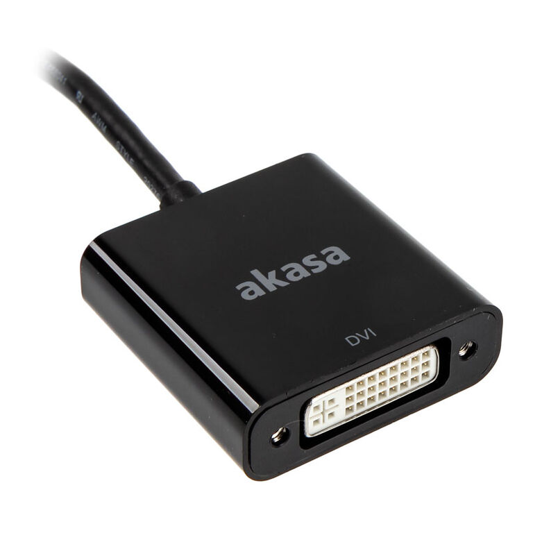 Akasa DisplayPort Adapter (active) to DVI - black image number 1