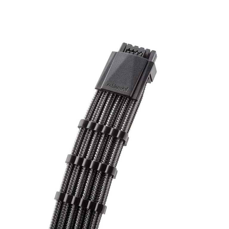 CableMod C-Series PRO ModMesh 12VHPWR to 3x PCI-e Kabel for Corsair - 60cm, carbon image number 1