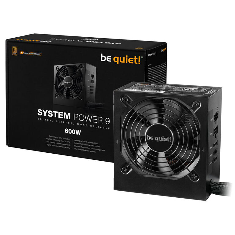 be quiet! System Power 9 CM - 600 Watt image number 2