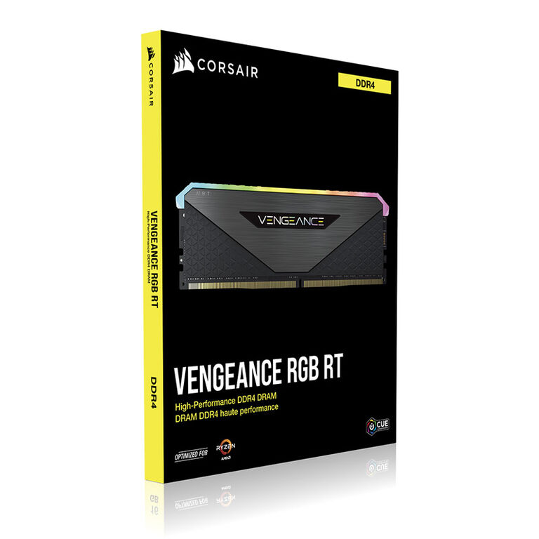 Corsair Vengeance RGB RT, DDR4-3200, CL16 - 32 GB Dual-Kit, schwarz image number 7