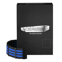 CableMod C-Series PRO ModMesh Cable Kit for RMi/RMx/RM (Black Label) - black/blue