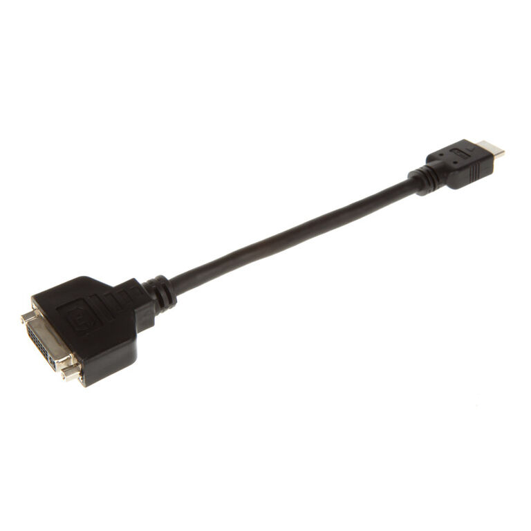 InLine HDMI to DVI Female Adapter Cable High Speed, black - 0.2m image number 1