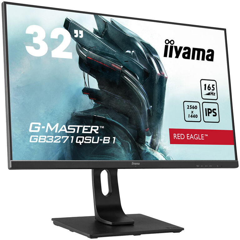 iiyama G-Master GB3271QSU-B1 Red Eagle, 80 cm (31.5 inches), 165Hz, FreeSync, IPS - 2x DP, 2x HDMI image number 0