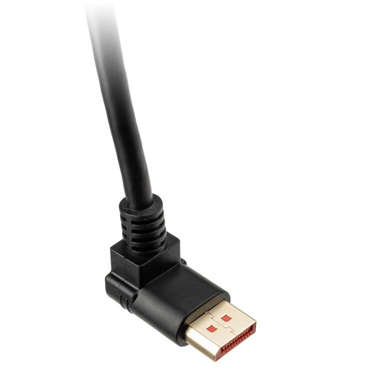InLine 8K (UHD-2) DisplayPort Cable, angled downwards, black - 5m image number 1
