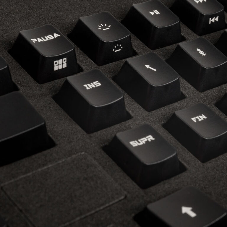 Das Keyboard Clear Black, Lasered Spy Agency Keycap Set - Spanisch image number 2