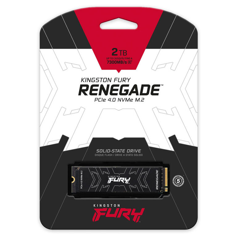 Kingston Fury Renegade NVMe SSD, PCIe 4.0, M.2 Type 2280 - 2 TB image number 2