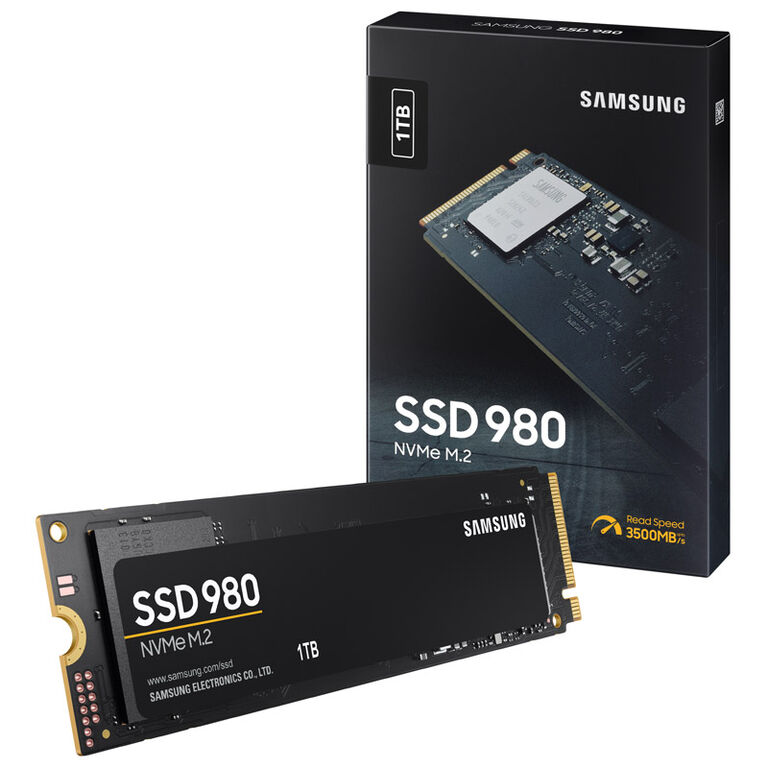 Samsung 980 NVMe SSD, PCIe 3.0 M.2 Type 2280 - 1 TB image number 0