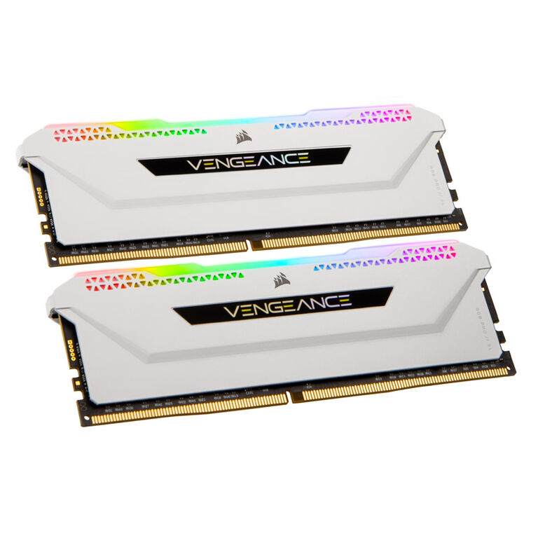 Corsair Vengeance RGB Pro SL, DDR4-3200, CL16 - 16 GB Dual-Kit, weiß image number 0