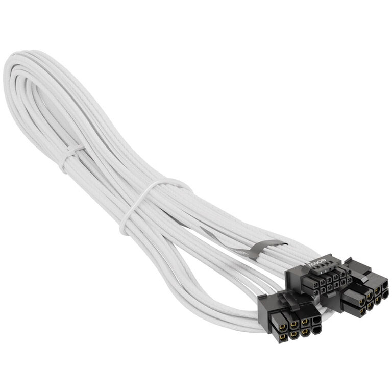 Seasonic 12VHPWR PCIe 5.0 Adapter Cable - white image number 1
