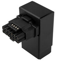 Kolink Core Pro 12V-2x6 90 Degree Adapter - Type 1, Black