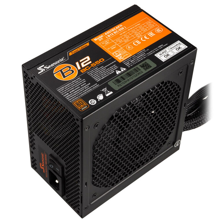 Seasonic B12 BC-550, 80 PLUS Bronze power supply - 550 watts image number 1