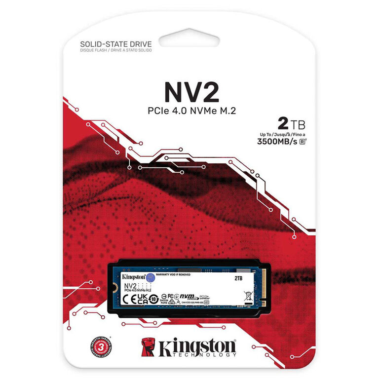 Kingston NV2 NVMe, PCIe 4.0 M.2 Type 2280 - 2 TB image number 2
