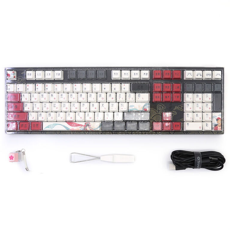 Varmilo VEA108 Beijing Opera Gaming Keyboard, MX-Silent-Red, white LED - US Layout image number 8