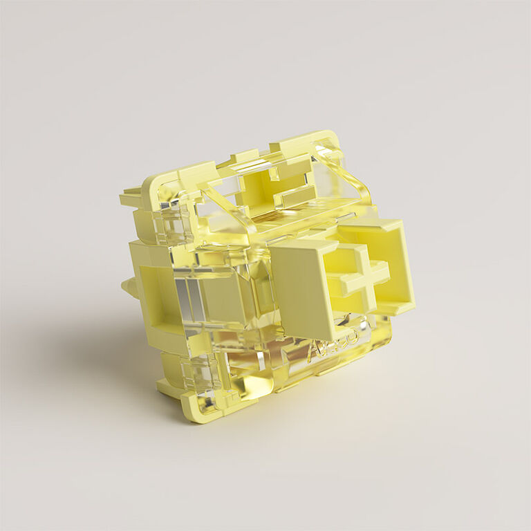 AKKO V3 Pro Cream Yellow Switches, mechanical, 5-Pin, linear, MX-Stem, 50g - 45 pieces image number 1