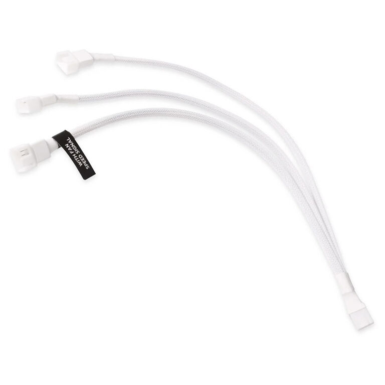 Alphacool Y-Splitter 4-pin to 3x 4-pin PWM 30cm - white image number 0